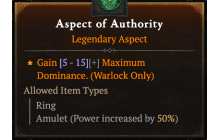 Aspect of Authority [Max Roll]