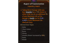 Aspect of Cauterization [Max Roll]