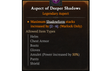 Aspect of Deeper Shadows [Max Roll]