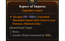 Aspect of Impetus [Max Roll]