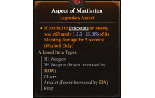Aspect of Mutilation [Max Roll]