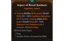 Aspect of Ritual Synthesis [Max Roll]