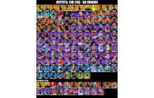 UNIQUE - Royale Knight , Hot Marat  [128 Skins, 550 Vbucks, 189 Axes, 155 Emotes, Blue Squire, 50 Gilders and MORE!]