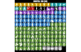 UNIQUE - Royale Knight , Hot Marat  [128 Skins, 550 Vbucks, 189 Axes, 155 Emotes, Blue Squire, 50 Gilders and MORE!]