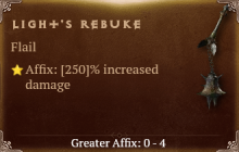 Light's Rebuke [ ⭐️ Affix: MAX ROLL] Reckoning SC