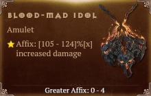 Blood-Mad Idol [ ⭐️ Affix: HIGH ROLL] Reckoning SC