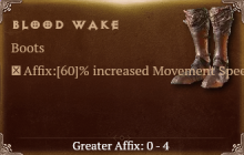 Blood Wake [ ⭐️ Affix: MAX ROLL] Reckoning SC