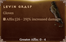 Levin Grasp [ ⭐️ Affix: HIGH ROLL] Reckoning SC