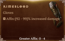 Rimeblood [ ⭐️ Affix: HIGH ROLL] Reckoning SC