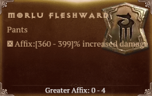 Morlu Fleshward [ ⭐️ Affix: HIGH ROLL] Reckoning SC