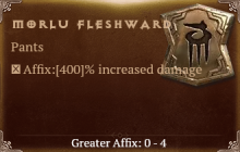 Morlu Fleshward [ ⭐️ Affix: MAX ROLL] Reckoning SC
