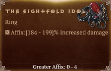 The Eightfold Idol [ ⭐️ Affix: HIGH ROLL] Reckoning SC
