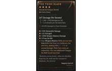 The Third Blade [Max Unique | ⭐️ 4 Greater | Sword | Barbarian]