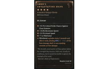 Gohr's Devastating Grips [Max Unique | ⭐️ 4 Greater | Gloves | Barbarian]