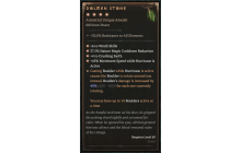 Dolmen Stone [Max Unique | ⭐️ 4 Greater | Amulet | Druid]