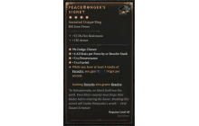 Peacemonger's Signet [Max Unique | ⭐️ 4 Greater | Ring | Spiritborn]