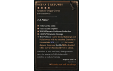 Hesha e Kesungi [Max Unique | ⭐️ 4 Greater | Gloves | Spiritborn]