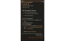 Gravebloom [Max Unique | ⭐️ 4 Greater | Mace | Necromancer]