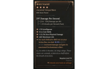 Orsivane [Max Unique | ⭐️ 4 Greater | Mace | Sorcerer]