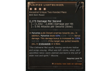 Purified Lightbringer [Max Unique | ⭐️ 4 Greater | Two-Handed Mace | Druid]