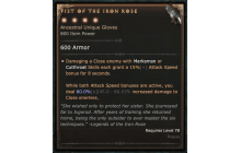 Fist of the Iron Rose [Max Unique | ⭐️ 4 Greater | Gloves | Rogue]