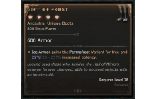 Gift of Frost [Max Unique | ⭐️ 4 Greater | Boots | Sorcerer]