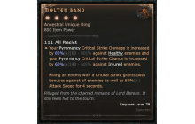 Molten Band [Max Unique | ⭐️ 4 Greater | Ring | Sorcerer]
