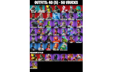 UNIQUE - Captain Jones, Polar Peely [40 Skins, 50 Vbucks, 67 Axes, 50 Emotes, Captain Jone, 51 Gliders and MORE!]