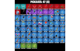 UNIQUE - Captain Jones, Polar Peely [40 Skins, 50 Vbucks, 67 Axes, 50 Emotes, Captain Jone, 51 Gliders and MORE!]