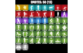 UNIQUE - Captain Jones, Polar Peely [40 Skins, 50 Vbucks, 67 Axes, 50 Emotes, Captain Jone, 51 Gliders and MORE!]