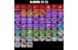 UNIQUE - Captain Jones, Polar Peely [40 Skins, 50 Vbucks, 67 Axes, 50 Emotes, Captain Jone, 51 Gliders and MORE!]