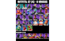 UNIQUE - Dynamo TNTina, Undercover Skye [27 Skins, 44 Axes, 26 Emotes, Sparkle Diva, 30 Gliders and MORE!]