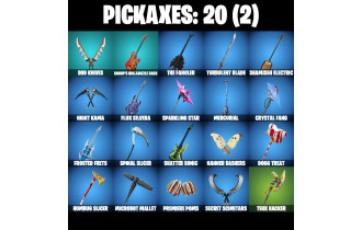 UNIQUE - Godzilla Evolved, Shadow Blade Hope [6 Skins, 20 Axes, 6 Emotes, Yulejacket,12 Gliders and MORE!]