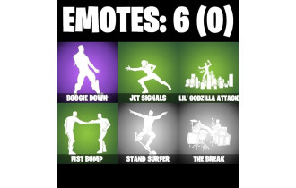 UNIQUE - Godzilla Evolved, Shadow Blade Hope [6 Skins, 20 Axes, 6 Emotes, Yulejacket,12 Gliders and MORE!]