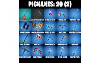 UNIQUE - Santa Dogg,  Shadow Blade Hope [12 Skins, 600 Vbucks, 16 Emotes, The Batman Who Laughs, 15 Gliders and MORE!]