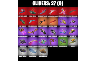 UNIQUE -  Eddie Brock [31 Skins, 1100 Vbucks, 45 Axes, 32 Emotes, 27 Gliders and MORE!]