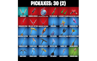 UNIQUE - Gwenpool,  Captain Jones [15 Skins, 750 Vbucks, 30 Axes, 21 Emotes, Emma Frost,22 Gliders and MORE!]