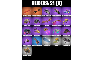 UNIQUE - Chaos Director, Shadow Blade Hope  [31 Skins, 1500 Vbucks, 37 Axes, 23 Emotes, Andy Fangerson, 21 Gliders and MORE!]