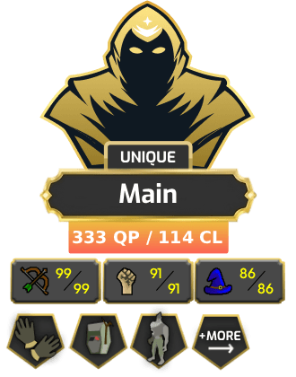 Main | TTL: 1962 | CL: 114 | QP: 333 [B Gloves, Ava's, MM2, MM1, DS2, DT2, SOTE, Mithril Gloves, Lunars + MORE!]