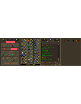 Main | TTL: 1962 | CL: 114 | QP: 333 [B Gloves, Ava's, MM2, MM1, DS2, DT2, SOTE, Mithril Gloves, Lunars + MORE!]