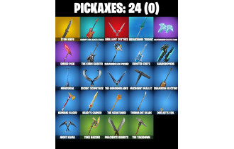 UNIQUE - Peter Griffin,  Valeria [15 Skins, 250 Vbucks, 24 Axes, 27 Emotes, Peter Griffin, 21 Gliders and MORE!]