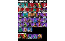 UNIQUE - Alan Wake [33 Skins, 150 Vbucks, 52 Axes, 33 Emotes, 39 Gliders and MORE!]
