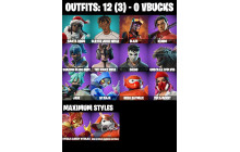UNIQUE - Blaze, Shadow Blade Hope [12 Skins, 23 Axes, 19 Emotes, Kendo, 17 Glds and MORE!]