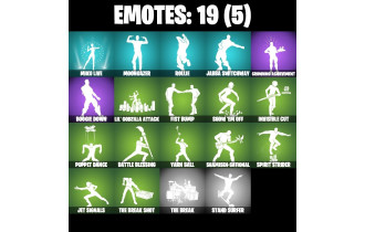 UNIQUE - Blaze, Shadow Blade Hope [12 Skins, 23 Axes, 19 Emotes, Kendo, 17 Glds and MORE!]