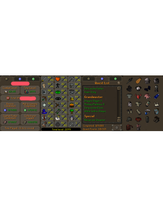 Main | TTL: 2099 | CL: 124 | QP: 315 [Avernic Defender, Fire Cape, B Gloves, Rigour, Augury, Ava's, Max POH, MM2 + MORE!]
