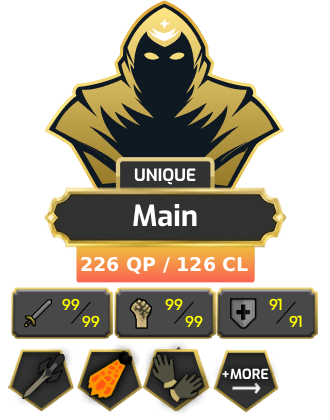 Main | Staker | TTL: 2046 | CL: 126 | QP: 226 [Max Combat, Max Melee, Avernic Defender, Fire Cape, B Gloves, Rigour + MORE!]