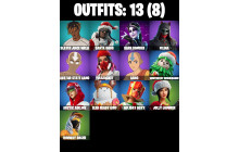 UNIQUE - Dark Bomber, Felina [13 Skins, 58 Axes, 35 Emotes,  54 Gliders and MORE!]