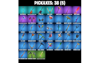 UNIQUE - Flex On 'Em, Aura [36 Skins, 1200 Vbucks, 38 Axes, 26 Emotes, 26 Gliders and MORE!]
