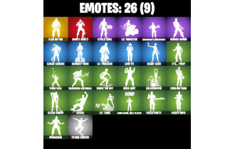 UNIQUE - Flex On 'Em, Aura [36 Skins, 1200 Vbucks, 38 Axes, 26 Emotes, 26 Gliders and MORE!]
