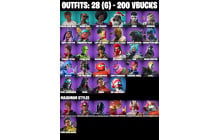 UNIQUE - Aerial Assault Bomber, Godzilla Evolved [28 Skins, 200 Vbucks, 39 Axes, 26 Emotes, 28 Gliders and MORE!]